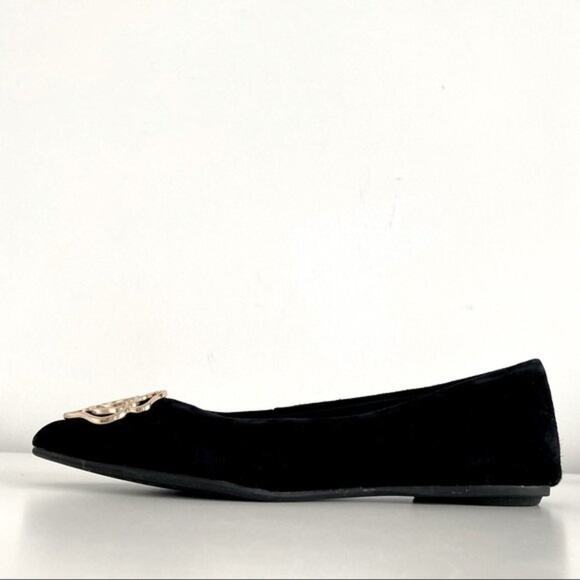 TARYN ROSE Fiona Pointed Toe Flats Black Size 6 - Picture 4 of 11